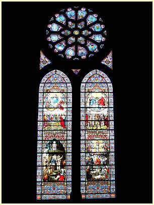 Kirchenfenster Sacré-Coeur- Douarnenez