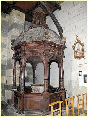 Kirche Saint-Sauveur - Taufbecken