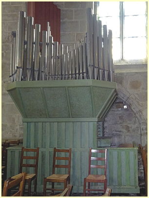 klassische Orgel Kirche Saint-Ronan