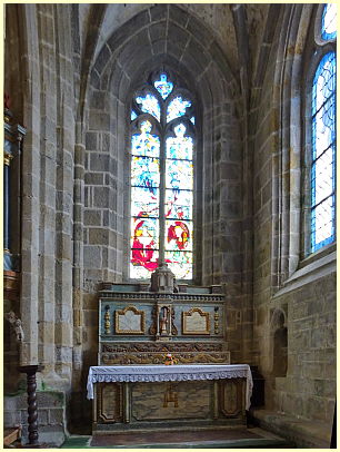 Altar Autel de Saint-Eutrope Kirche Saint-Ronan