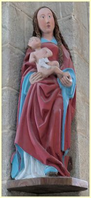Statue Notre-Dame de Pors Bihan Kirche Saint-Tudy - Loctudy