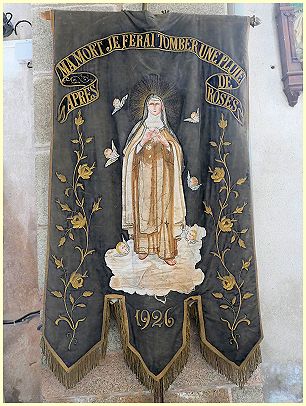 Kirchenfahne 1926 Kirche Saint-Tudy - Loctudy