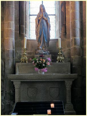 Altar Notre-Dame de Lourdes Kirche Saint-Tudy - Loctudy