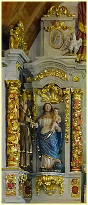 Statue Jungfrau Maria Hochaltar