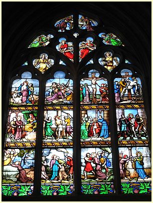 Kirchenfenster Kapelle Chapelle de la Passion