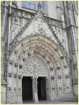 Hauptportal Kathedrale Saint-Corentin