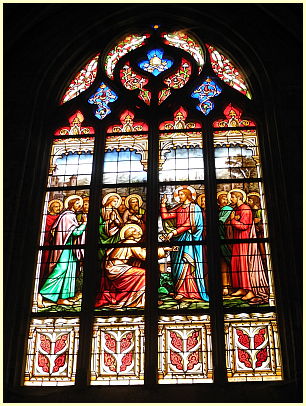 Glasfenster Kirche Saint-Malo Dinan