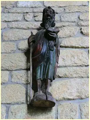 Statue Saint André Kapelle Notre-Dame-de-Bonne-Nouvelle Statue Saint André Kapelle Notre-Dame-de-Bonne-Nouvelle