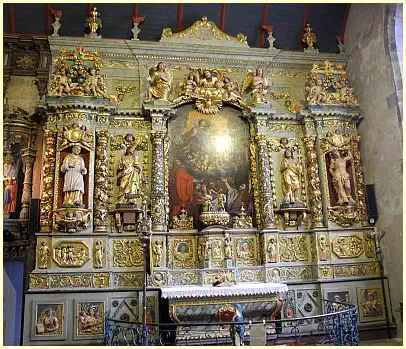 Altaraufsatz Retable de Saint Jean-Baptiste Kirche Notre-Dame de Rumengol