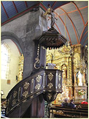 Kanzel Kirche Notre-Dame de Rumengol