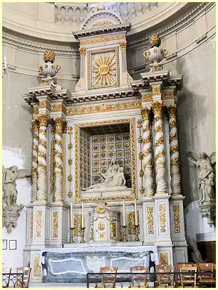 Altaraufsatz mite Pietà, Saint-Gervais-et-Saint-Protais