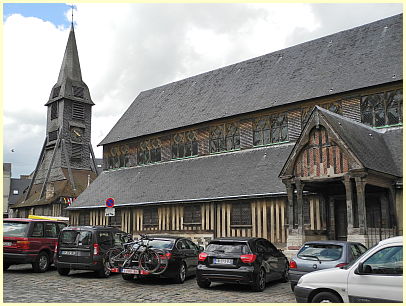 Kirche und Glockenturm Sainte-Catherine - Honfleur