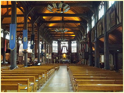 Kirchenschiff und Chor Sainte-Catherine - Honfleur