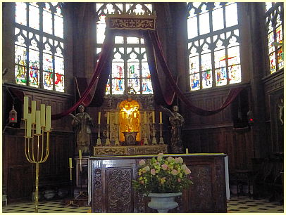 Altar des rechten Kirchenschiffs Sainte-Catherine - Honfleur