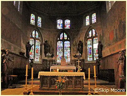 Chor Kirche Saint-Léonard - Honfleur
