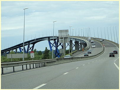 Pont de Normandie - nördliche Zufahrtsrampe