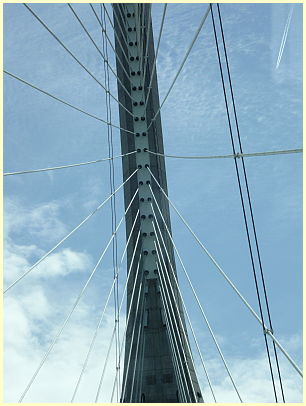 Pont de Normandie - Seilbefestigung