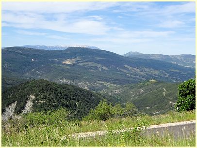 Route des Princes d'Orange - auf dem Weg zum Col de Perty