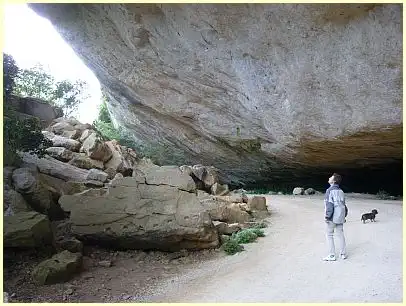Weg zum Fort de Buoux