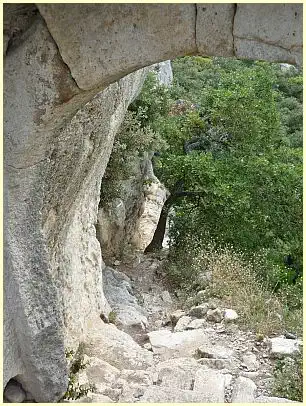 Geheimtreppe - Fort de Buoux