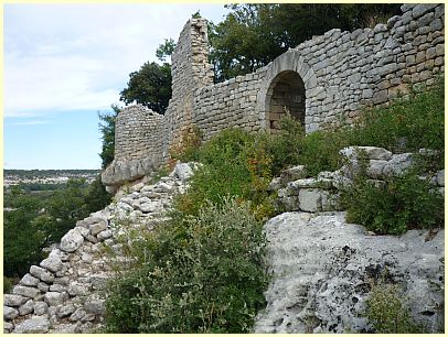 Eingangstor - Fort de Buoux