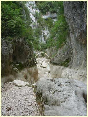 Les Concluses de Lussan - Schlucht Gorges de l'Aiguillon