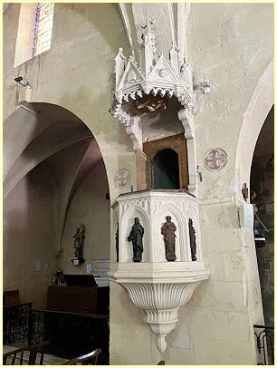 Fontvieille - Kanzel Kirche Saint-Pierre-ès-Liens