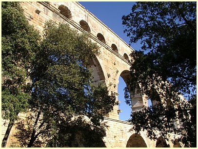 Brücke Pont du Gard - römische Baukunst