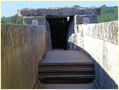 Pont du Gard, Kanal der Wasserleitung