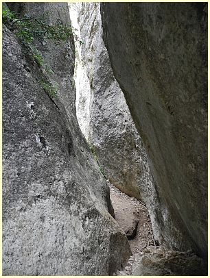 Wanderweg - Schlucht Gorges du Régalon