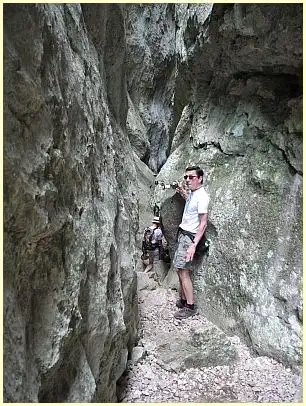 am Ende der Schlucht Gorges du Régalon