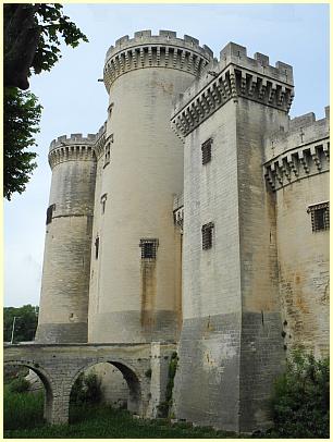 Tarascon - Eingang und Residenz Schloss von König René