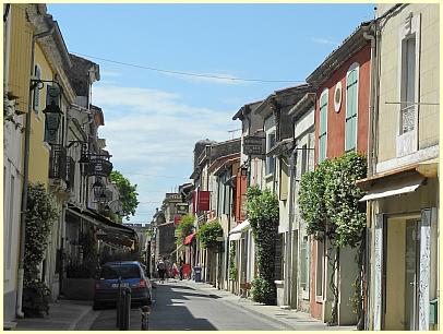 Straße in Aigues-Mortes