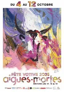 Plakat Votivfest (Fête votive) - Aigues-Mortes