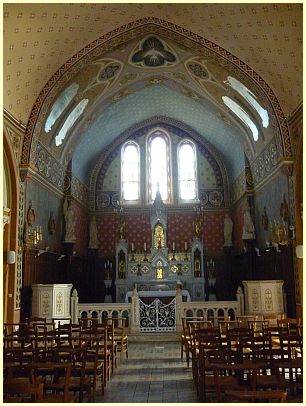 Aiguèze - Kirchenschiff Saint-Roch