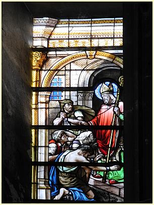 Kirchenfenster der Kuppel Kathedrale Saint-Anne d'Apt