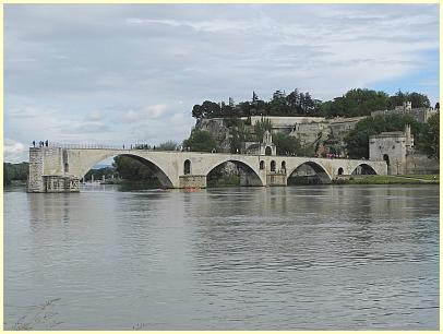 Brücke Pont Saint-Bénézet d'Avignon