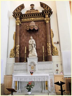 Altaraufsatz (Retable) Joseph Kirche Coeur de Marie