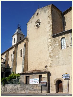 Portal Kirche Église du Coeur de Marie - Beaumes-de-Venise