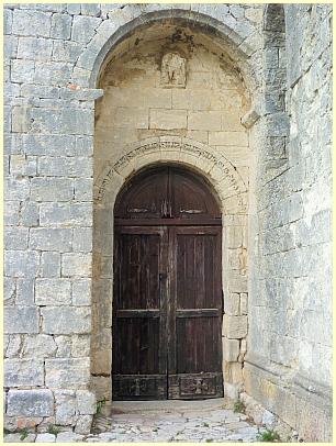 Bonnieux - Portal alte obere Kirche