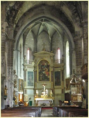 Caromb Chor Kirche Saint-Maurice