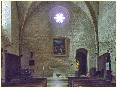 Crestet - Kirchenschiff Saint-Sauveur-et-Saint-Sixte
