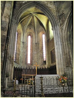 Forcalquier - Chor mit Hochaltar Kathedrale Notre-Dame-du-Bourguet