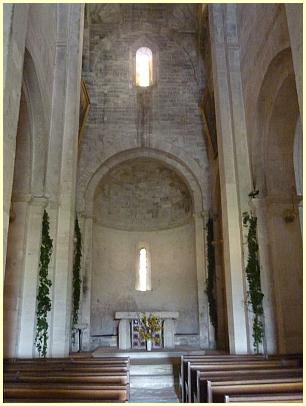 La Garde-Adhémar - Apsis Kirche Saint-Michel