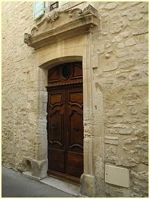 Renaissanceportal in Lacoste