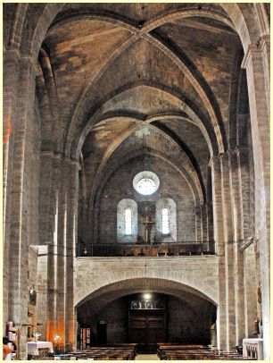 Gewölbe Kirchenschiff Kirche Notre-Dame-du-Lac