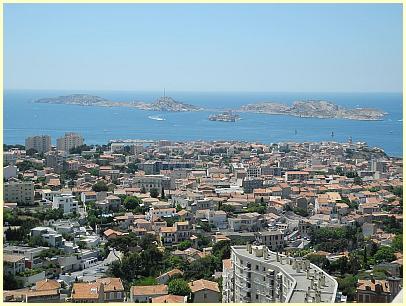 Marseille und die Inseln Îles du Frioul