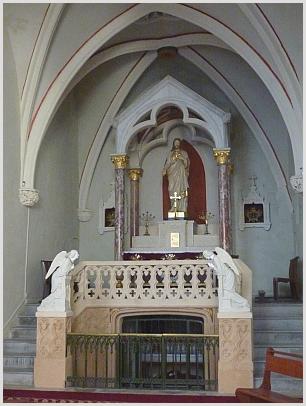 Seitenaltar mit Reliquien von Félicien - Kirche Église Saint-Saturnin - Pont-Saint-Esprit