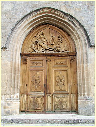 Portal Kirche Notre-Dame-de-Pitié - Saignon