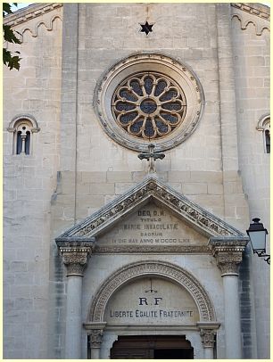 Fensterrosette Kirche Saint-Etienne - Saint-Saturnin-lès-Apt